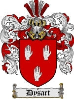 Dysart coat of arms family crest download