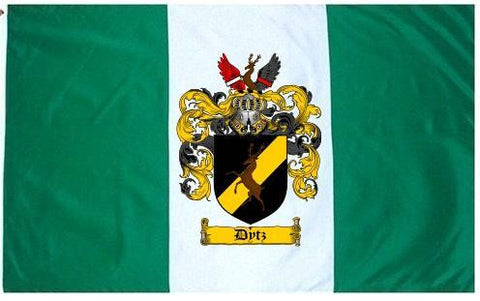 Dytz family crest coat of arms flag