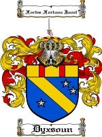 Dyxsoun coat of arms family crest download
