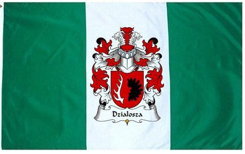 Dzialosza family crest coat of arms flag