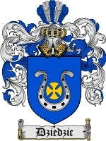 Dziedzic coat of arms family crest download