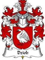 Dziob coat of arms family crest download