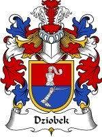 Dziobek coat of arms family crest download