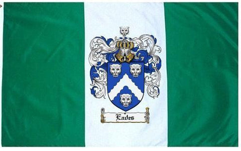 Eades family crest coat of arms flag