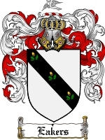 Eakers coat of arms family crest download
