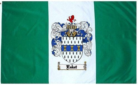Eaket family crest coat of arms flag