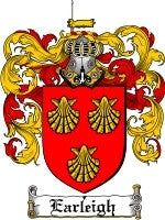 Earleigh coat of arms family crest download