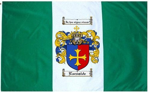 Earnside family crest coat of arms flag