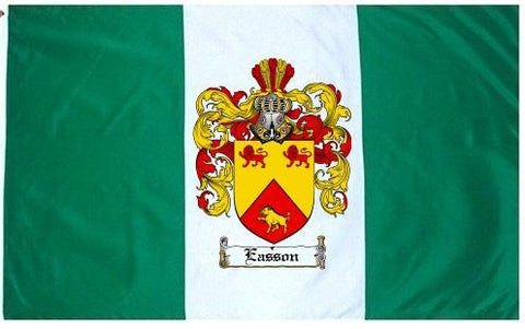 Easson family crest coat of arms flag