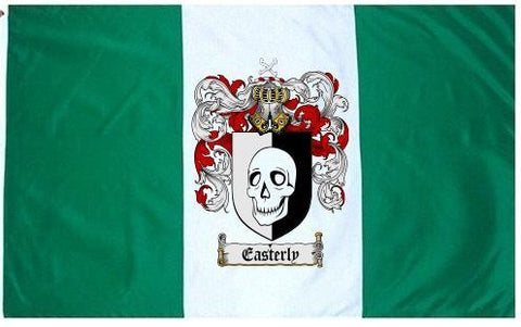 Easterly family crest coat of arms flag