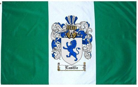Eastlie family crest coat of arms flag