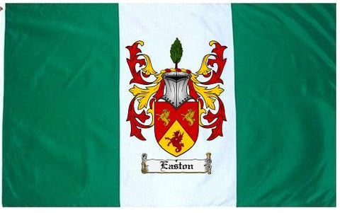 Easton family crest coat of arms flag