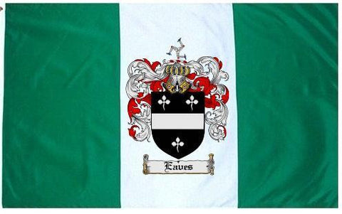 Eaves family crest coat of arms flag