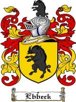 Ebbeck coat of arms family crest download