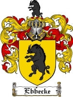 Ebbecke coat of arms family crest download