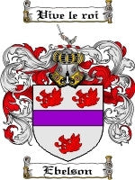 Ebelson coat of arms family crest download