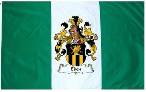 Eben family crest coat of arms flag
