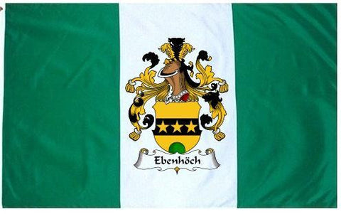Ebenhoch family crest coat of arms flag
