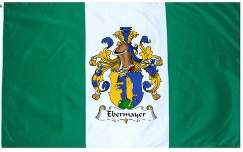 Ebermayer family crest coat of arms flag