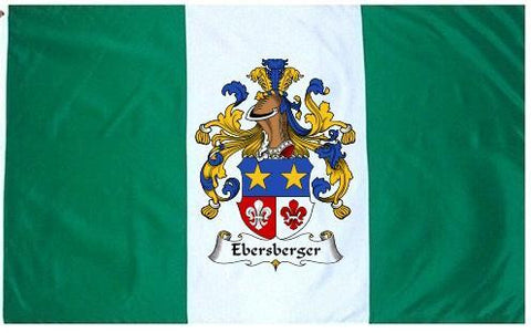 Ebersberger family crest coat of arms flag