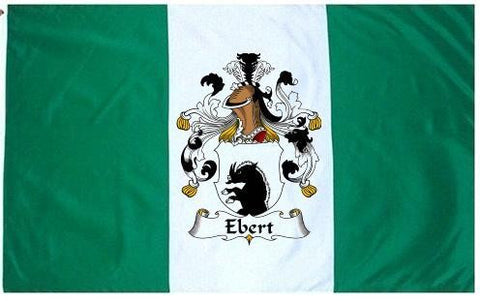 Ebert family crest coat of arms flag