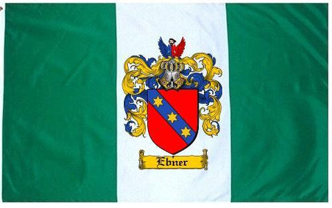 Ebner family crest coat of arms flag