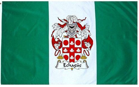 Echague family crest coat of arms flag