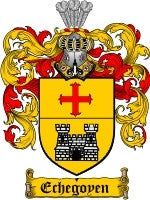 Echegoyen coat of arms family crest download