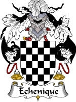 Echenique coat of arms family crest download