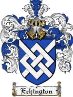 Echington coat of arms family crest download