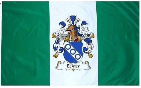 Echter family crest coat of arms flag