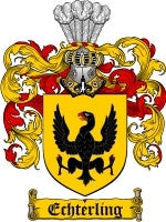 Echterling coat of arms family crest download