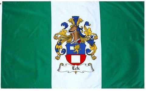 Eck family crest coat of arms flag