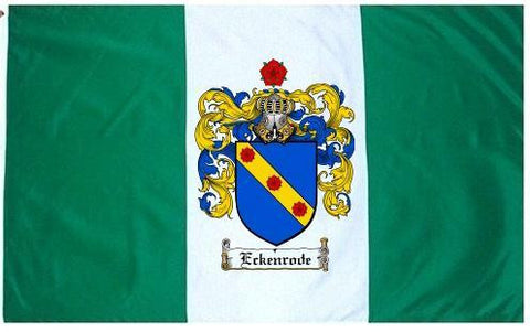 Eckenrode family crest coat of arms flag