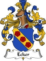 Ecker coat of arms family crest download