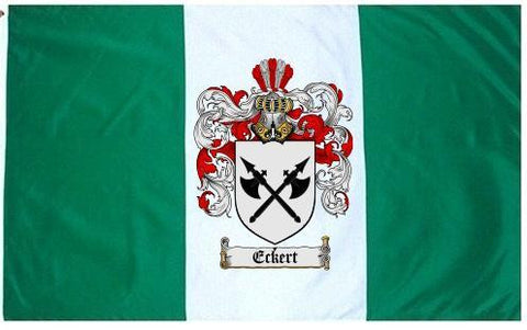 Eckert family crest coat of arms flag