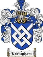 Eckingham coat of arms family crest download