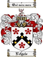 Edgele coat of arms family crest download