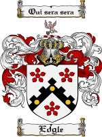 Edgle coat of arms family crest download