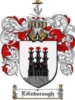 Edinborough coat of arms family crest download