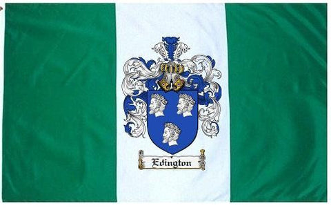 Edington family crest coat of arms flag