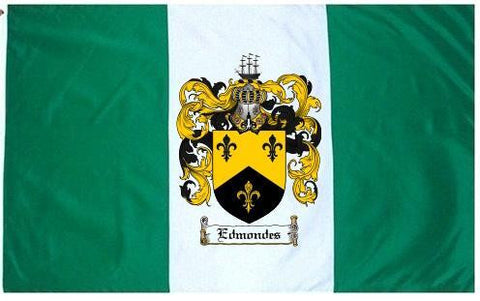 Edmondes family crest coat of arms flag