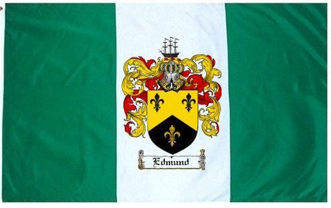 Edmund family crest coat of arms flag