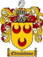 Edmundson coat of arms family crest download