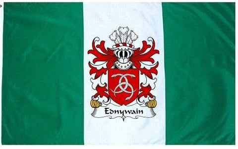 Ednywain family crest coat of arms flag