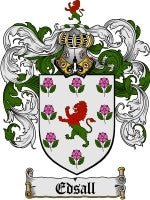 Edsall coat of arms family crest download