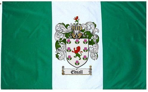 Edsall family crest coat of arms flag