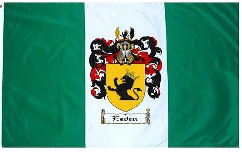 Eeden family crest coat of arms flag