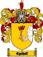 Egelhoff coat of arms family crest download