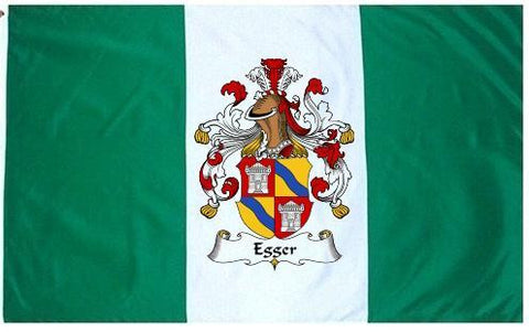 Egger family crest coat of arms flag